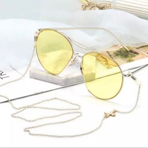 Field Flower Metal Chain for Glasses